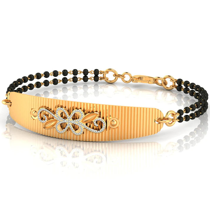 CIRCLE DIAMOND MANGALSUTRA BRACELET